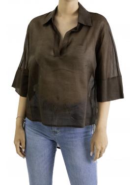 Camicia in cotone con colletto  Options 